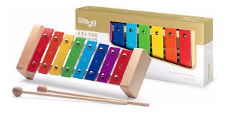 Metalofon de colores de 8 Notas
