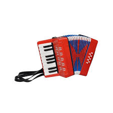 Acordeon para Niño Teclado de 17 Teclas - 8 Bajos. A partir de los 5 años en adelante.