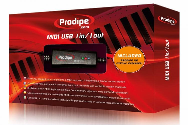 Midi USB 1in 1out